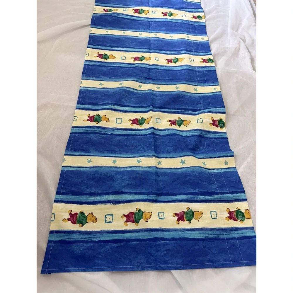 New Disney Winnie The Pooh Handmade Graphic Print Curtain Valance Nursery 54x24